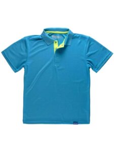 Work Team Polo Técnico de Manga Corta, Combinado con Colores Flúor. Hombre - Imagen 2