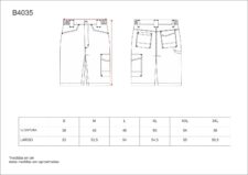 Bermuda de Trabajo Hombre Elástica | Multibolsillos con Velcro, Porta Martillo y Cintura Ajustable - Imagen 9