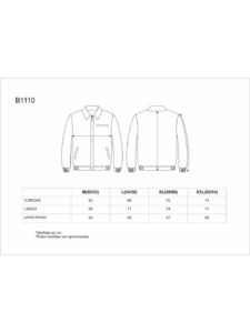 WorkTeam Cazadora Trabajo Acolchada, Especial Frío con Cierre de Cremallera y un Bolso de Pecho Interior. Unisex