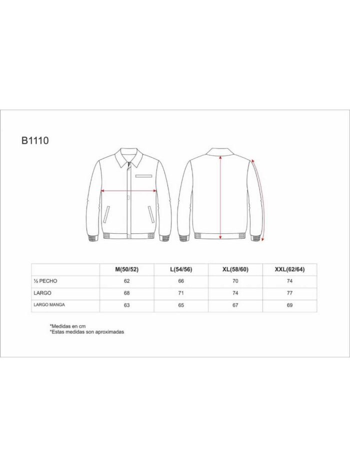 WorkTeam Cazadora Trabajo Acolchada, Especial Frío con Cierre de Cremallera y un Bolso de Pecho Interior. Unisex