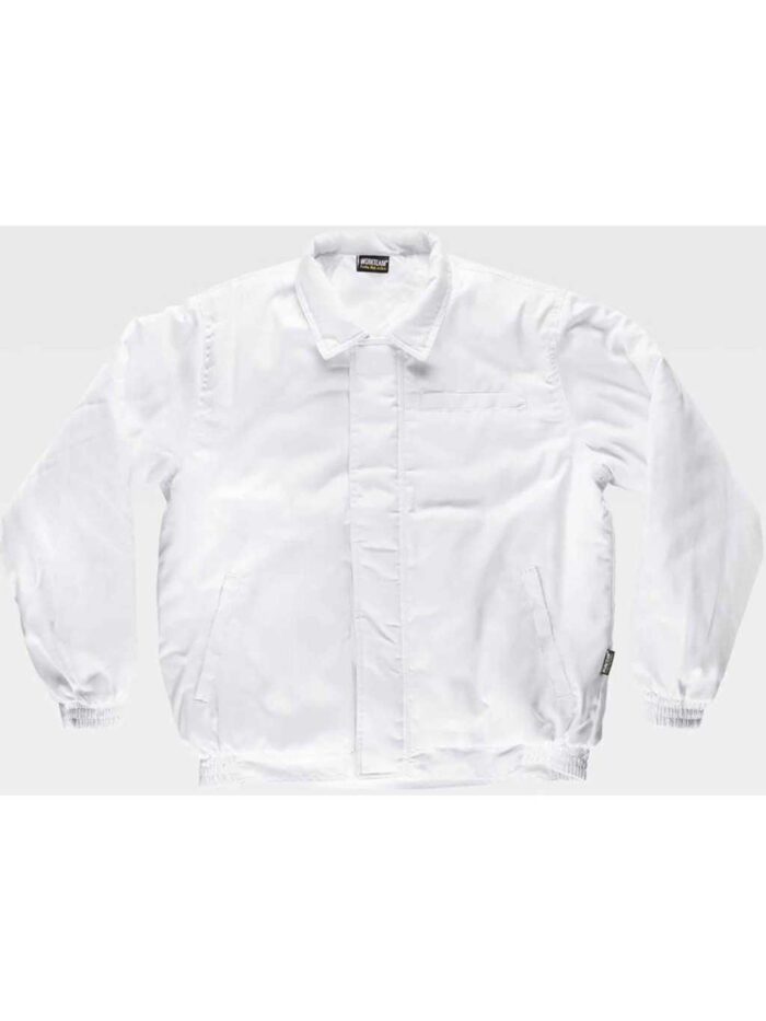 WorkTeam Cazadora Trabajo Acolchada, Especial Frío con Cierre de Cremallera y un Bolso de Pecho Interior. Unisex