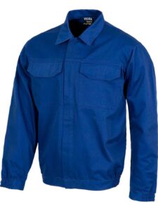 WorkTeam Cazadora Trabajo Gruesa con Cierre de Cremallera y Dos Bolsos de Pecho. Hombre