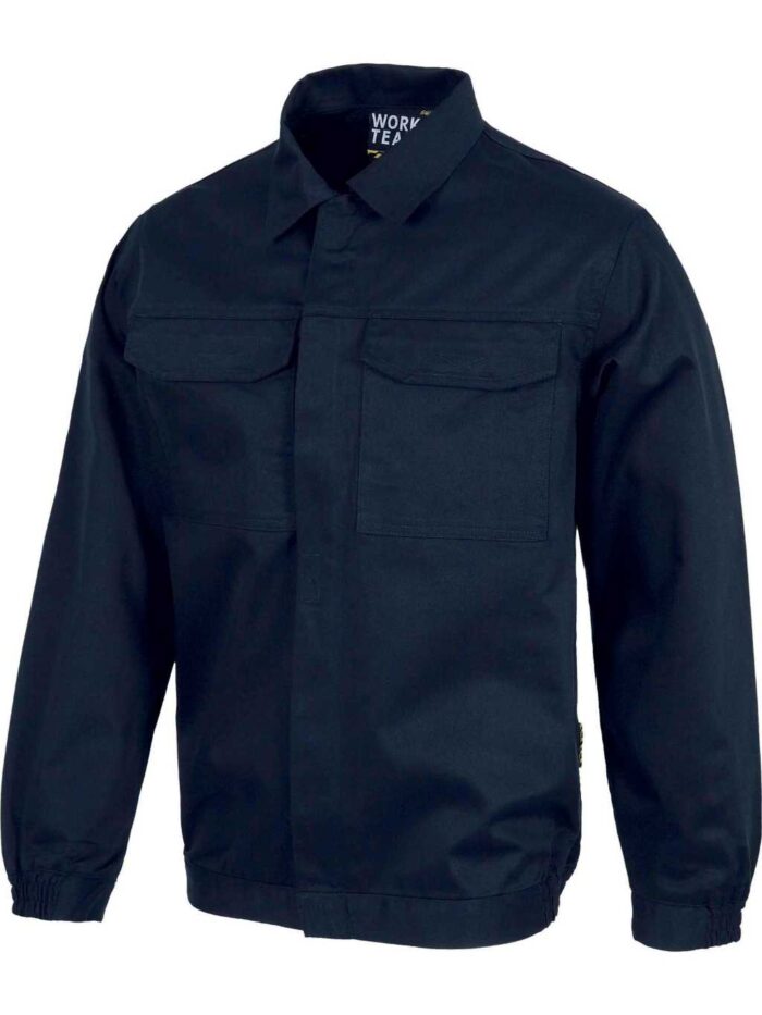 WorkTeam Cazadora Trabajo Gruesa con Cierre de Cremallera y Dos Bolsos de Pecho. Hombre - Imagen 2