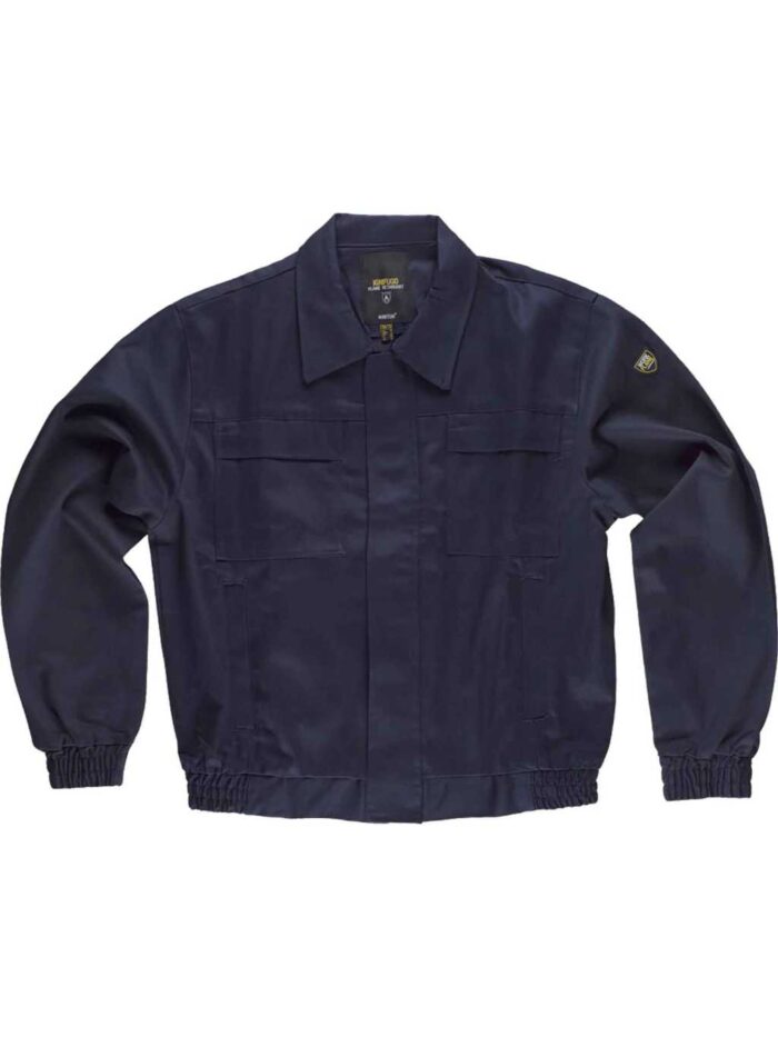 WorkTeam Cazadora ignífuga, Cremallera Oculta. 100% Algodón. Certificado IGNIFUGO EN11612. Hombre