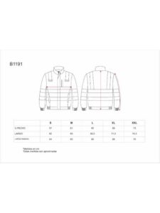 WorkTeam Cazadora Alta Visibilidad Ignífuga, Tejido Modacrílico, Algodón y Antiestático. EN11611, EN11612, EN1149, EN61482. - Imagen 2