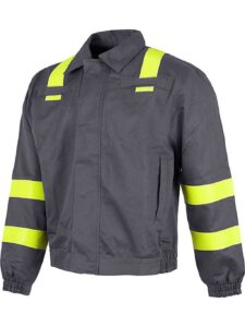 WorkTeam Cazadora ignífuga y Antiestática, con Cintas Reflectantes. EN11611, EN11612, EN1149. Hombre - Imagen 2