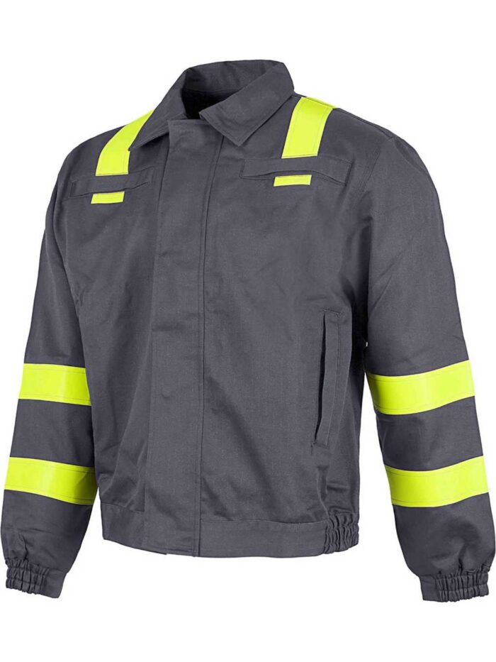 WorkTeam Cazadora ignífuga y Antiestática, con Cintas Reflectantes. EN11611, EN11612, EN1149. Hombre - Imagen 2