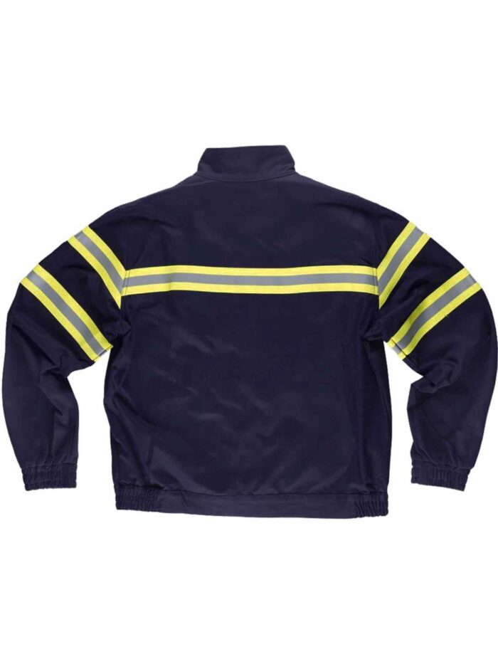 WorkTeam Cazadora Ignífuga, Tejido modacrilico, Algodon, Antiestatico y cintas Reflectantes.EN11612,EN11611,EN1149,EN61482. Hombre