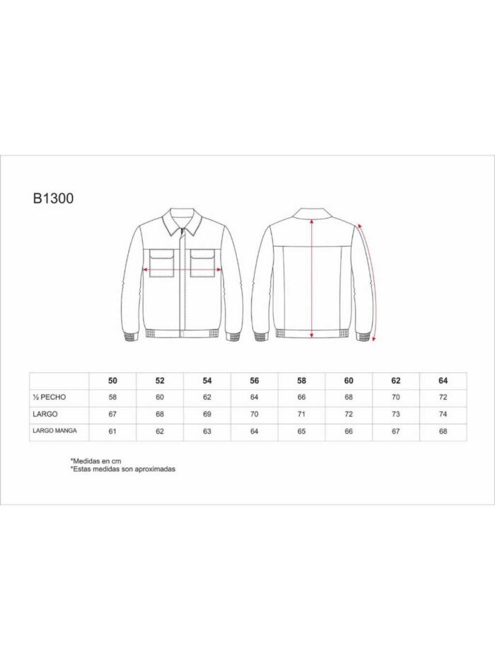WorkTeam Cazadora con Cremallera de Metal Oculta y 2 Bolsos de Pecho con tapetas, Especial FRÍO, Soldadores, Construcción, Trabajo, etc. Hombre