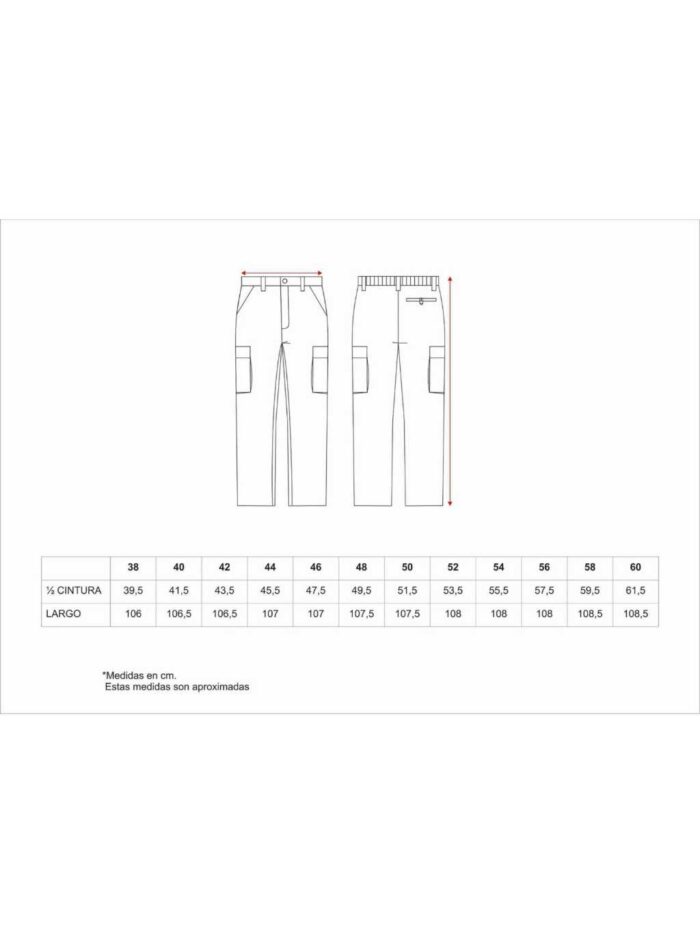 WorkTeam Pantalon multibolsillo Trabajo