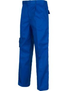 WorkTeam Pantalón con Elástico y Multibolsillos; Triple Costura. Hombre