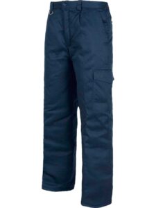 WorkTeam Pantalón Acolchado con Cintura Elástica y un Bolso en Pernera. Hombre