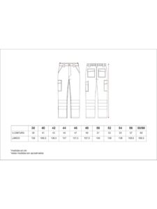 WorkTeam Pantalón para el FRÍO con tejido de DOBLE CAPA con Tejido POLAR en Interior y 2 - Imagen 5