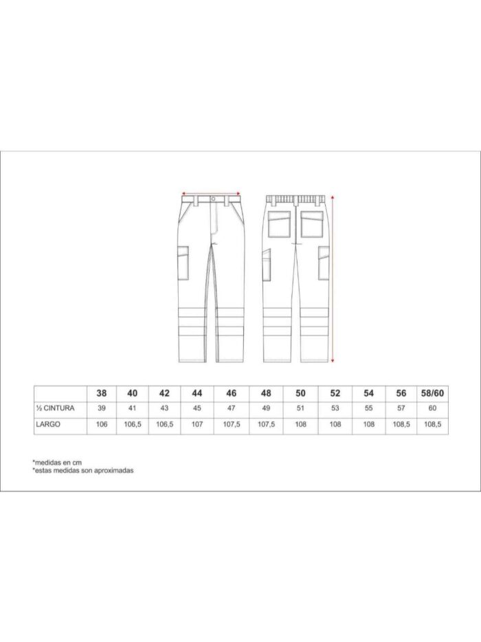 WorkTeam Pantalón para el FRÍO con tejido de DOBLE CAPA con Tejido POLAR en Interior y 2 - Imagen 5