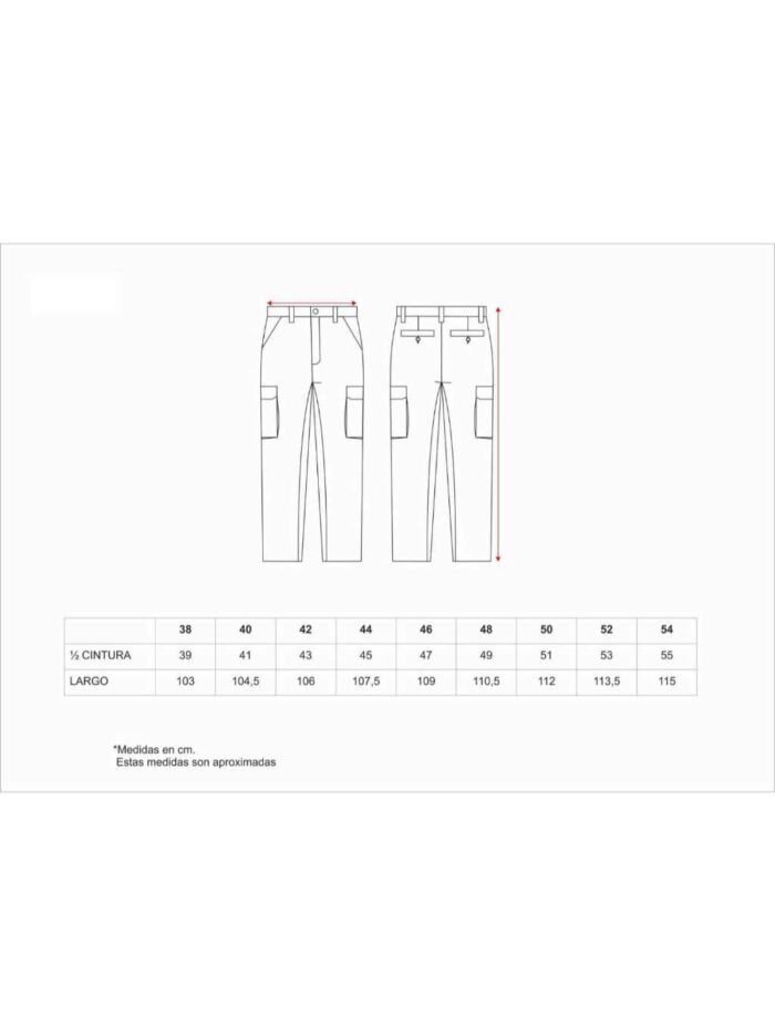 WorkTeam Pantalón Tipo Chino, Multibolsillos, Tejido Elástico. Hombre - Imagen 7