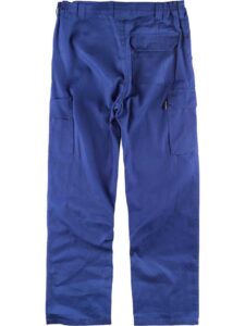 WorkTeam Pantalón con Cintura elástica y Multibolsillos, 100% Algodón GRUESO, Especial FRÍO, Soldadores, Construcción, Trabajo, etc. Hombre