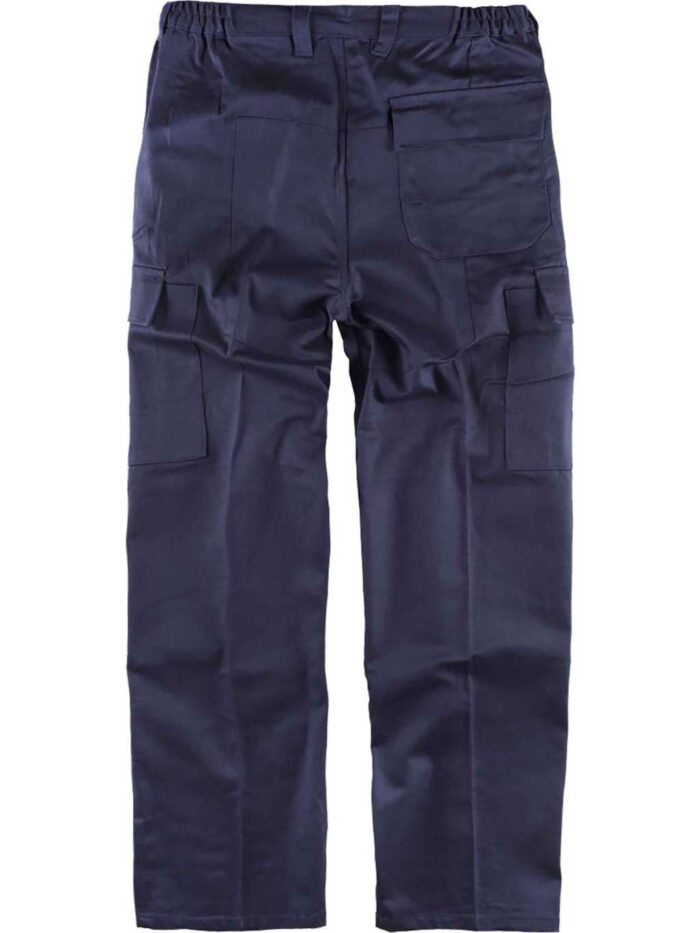 WorkTeam Pantalón Ignífugo Multibolsillos. 100% Algodón. Certificado IGNIFUGO EN11612. Hombre
