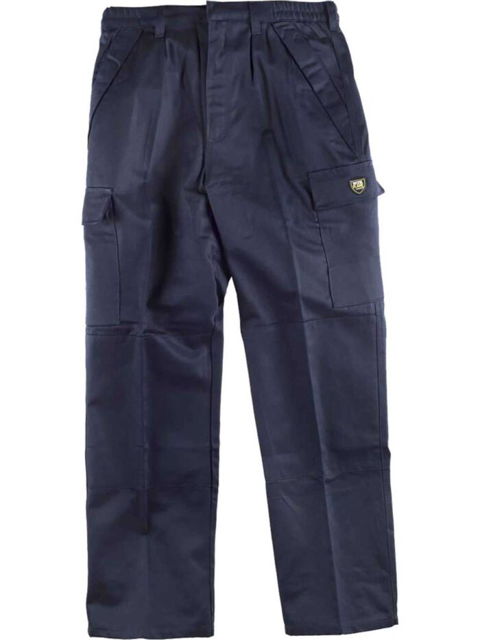 WorkTeam Pantalón Ignífugo y Antiestático. 100% algodón. IGNIFUGO EN 11612 Y ANTIESTATICO EN1149 - Imagen 2