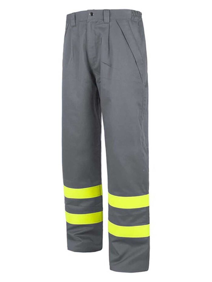 WorkTeam Pantalón Ignífugo y Antiestático, con Bandas Reflectantes. EN11611, EN11612, EN1149. Hombre - Imagen 2