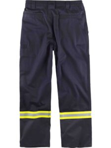 WorkTeam Pantalón Ignífuga, Tejido Modacrílico, Algodón, Antiestático y cintas Reflectantes.EN11612,EN11611,EN1149,EN61482. Hombre