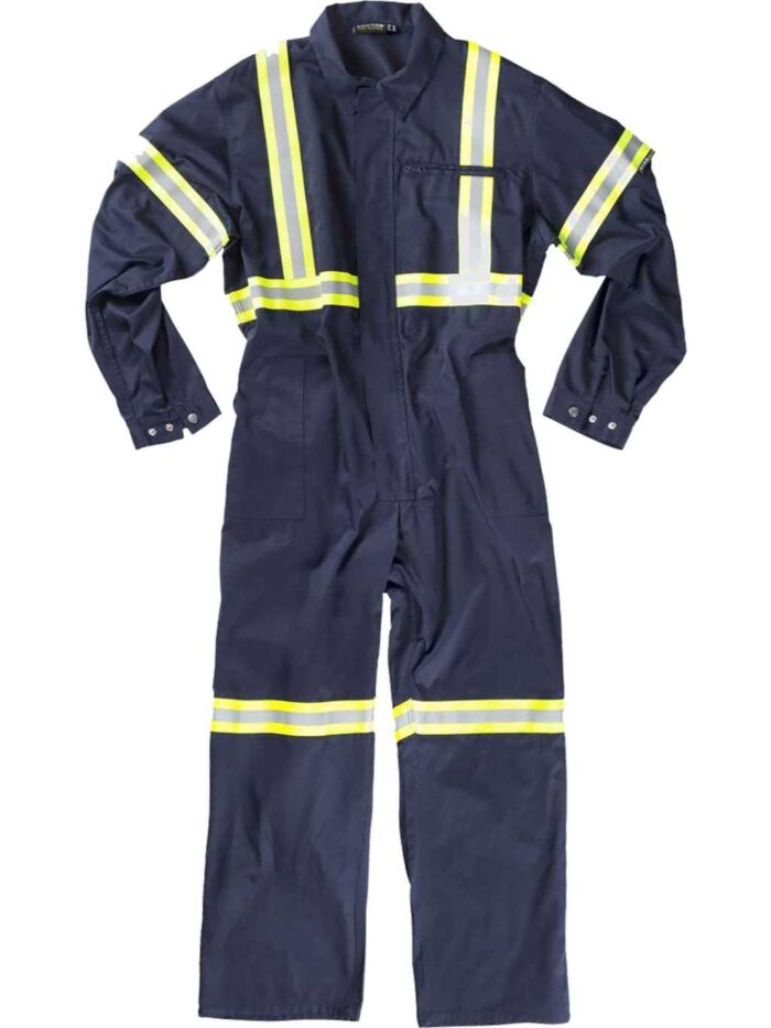 WorkTeam Buzo con Cierre de Cremallera Oculta. Cintas Reflectantes Bicolor