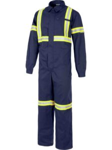 WorkTeam Buzo con Cierre de Cremallera Oculta. Cintas Reflectantes Bicolor