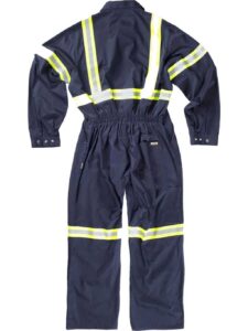 WorkTeam Buzo con Cierre de Cremallera Oculta. Cintas Reflectantes Bicolor