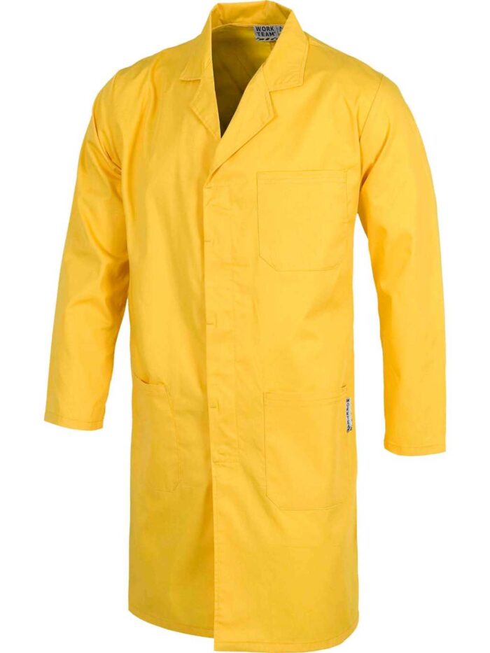 WorkTeam Bata Unisex con Cierre de Corchetes Ocultos, un Bolso de Pecho y Dos Laterales. Hombre - Imagen 5