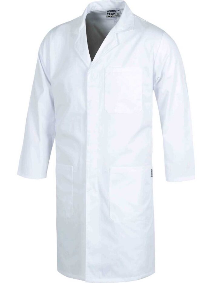 WorkTeam Bata Unisex con Cierre de Corchetes Ocultos, un Bolso de Pecho y Dos Laterales. Hombre - Imagen 2