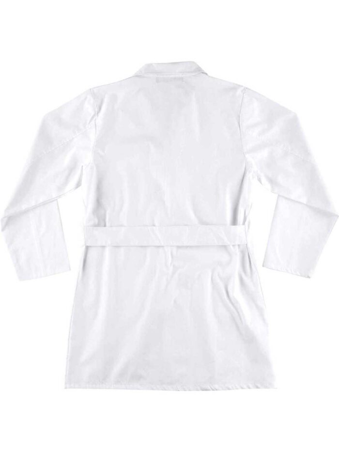 WorkTeam Bata Unisex con cierre de botones, un bolso de pecho y dos laterales.