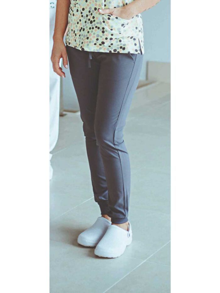 Workteam Pantalón Sanitario Mujer, Tejido Elástico. Uniforme Sanitario, Médico, Enfermera, Dentista, Estética, Veterinaria. Mujer