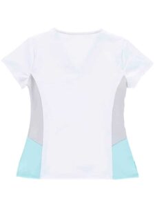 Workteam Casaca Sanitaria Entallada Mujer, Tejido Elástico. Uniforme Sanitario Médico, Enfermera, Dentista, Estética, Veterinaria. Mujer