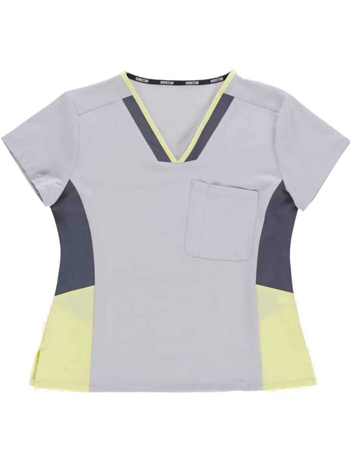 Workteam Casaca Sanitaria Entallada Mujer, Tejido Elástico. Uniforme Sanitario Médico, Enfermera, Dentista, Estética, Veterinaria. Mujer - Imagen 4