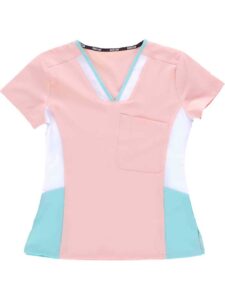 Workteam Casaca Sanitaria Entallada Mujer, Tejido Elástico. Uniforme Sanitario Médico, Enfermera, Dentista, Estética, Veterinaria. Mujer