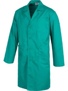 WorkTeam Bata de Caballero con Cierre de Botones, un Bolso de Pecho y 2 Laterales. Hombre