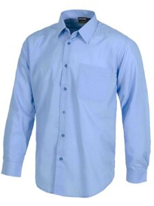 WorkTeam Camisa Trabajo de manga larga con un bolso de pecho. Hombre