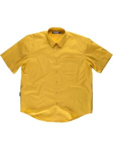 WorkTeam Camisa Trabajo de manga corta con un bolso de pecho. Hombre