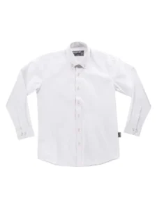 Workteam Camisa Trabajo de Manga Larga con un Bolso de Pecho; Tejido Oxford, 100% Algodón. Hombre