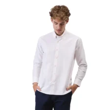 Workteam Camisa Trabajo de Manga Larga con un Bolso de Pecho; Tejido Oxford, 100% Algodón. Hombre - Imagen 3