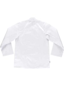 WorkTeam Casaca de Cocina con Cierre de Botones y Manga Larga. Hombre