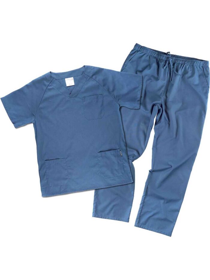 WorkTeam Uniforme sanitario o Conjunto Sanitario, con elástico y cordón en la cintura, Casaca y Pantalón - Imagen 7