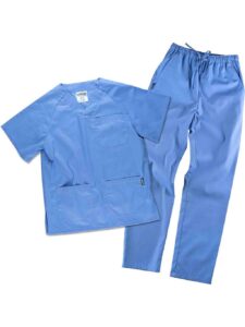 WorkTeam Uniforme sanitario o Conjunto Sanitario, con elástico y cordón en la cintura, Casaca y Pantalón - Imagen 2