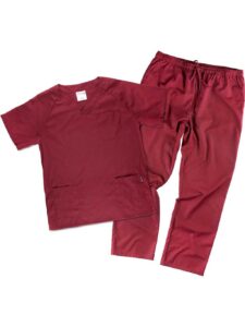 WorkTeam Uniforme sanitario o Conjunto Sanitario, con elástico y cordón en la cintura, Casaca y Pantalón - Imagen 6