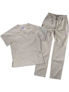 WorkTeam Uniforme sanitario o Conjunto Sanitario, con elástico y cordón en la cintura, Casaca y Pantalón - Imagen 9