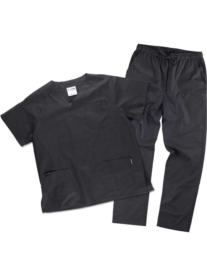 WorkTeam Uniforme sanitario o Conjunto Sanitario, con elástico y cordón en la cintura, Casaca y Pantalón - Imagen 4