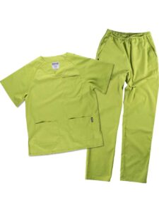 WorkTeam Uniforme sanitario o Conjunto Sanitario, con elástico y cordón en la cintura, Casaca y Pantalón - Imagen 8