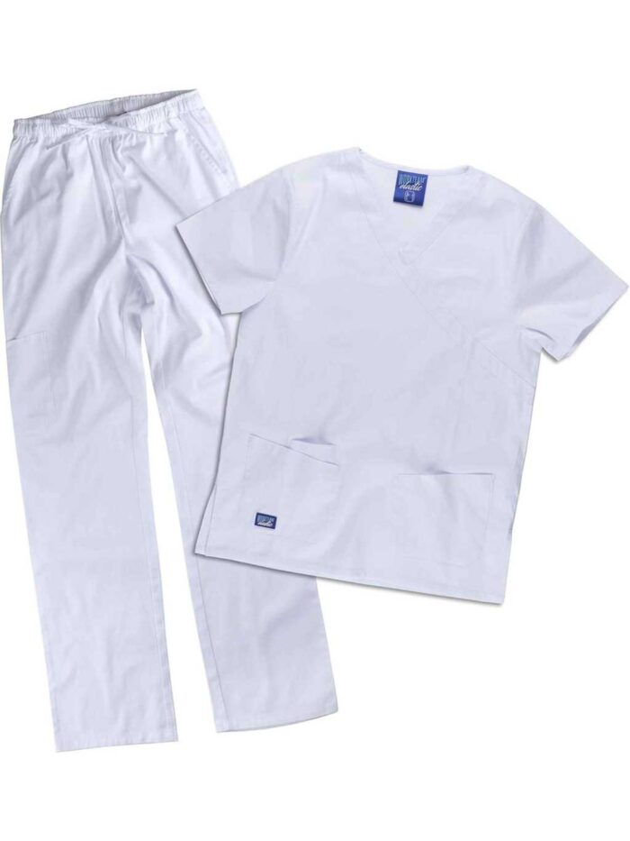 WorkTeam Conjunto o Uniforme sanitario elástico. Casaca y Pantalón, Algodón Unisex - Imagen 3