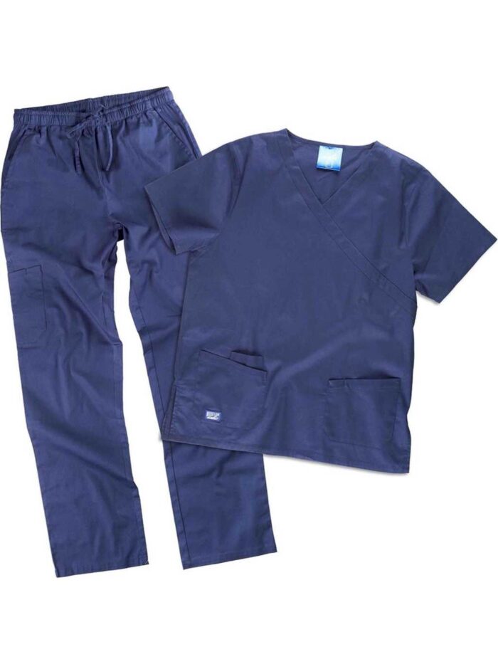 WorkTeam Conjunto o Uniforme sanitario elástico. Casaca y Pantalón, Algodón Unisex - Imagen 2