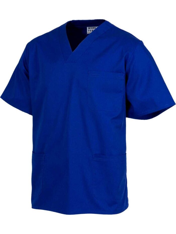 Workteam Casaca Sanitaria Unisex con Tres Bolsillos. Casacas de Sanidad de Calidad - Imagen 9
