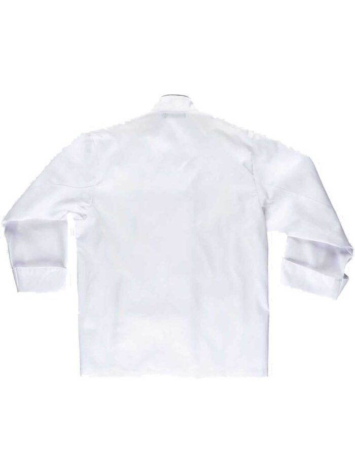 WorkTeam Chaqueta de Cocina con Vivos a Contraste y Botones de Seguridad. Hombre